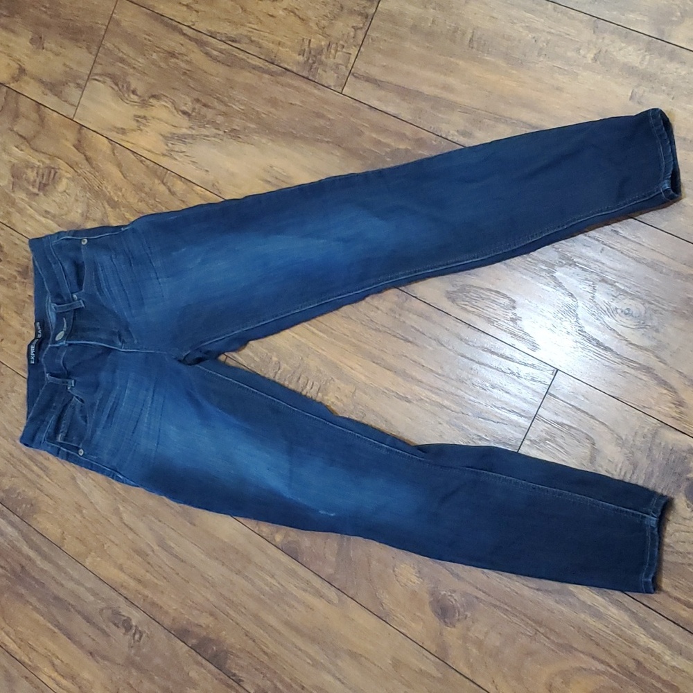 Express High Rise Ankle Legging Jeans Size 0